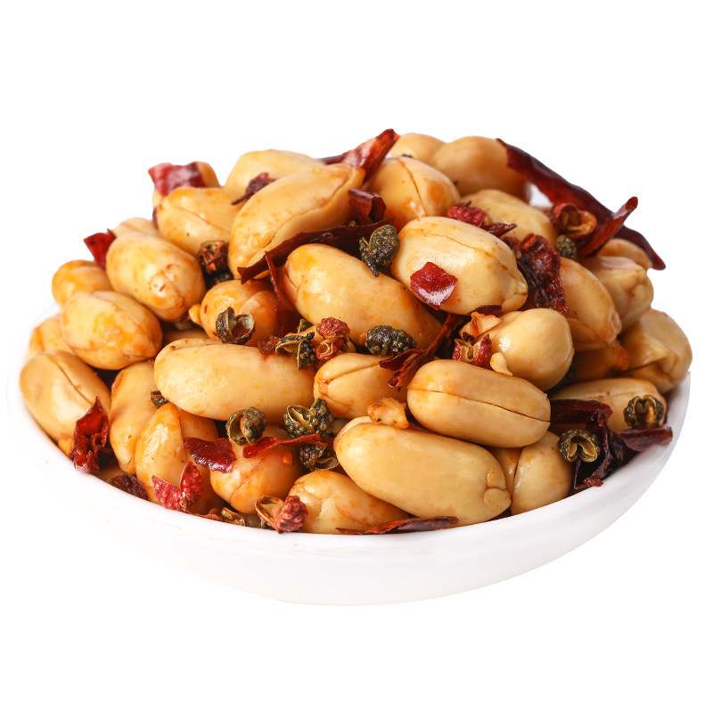 五香麻辣大粒花生休闲零食下酒菜