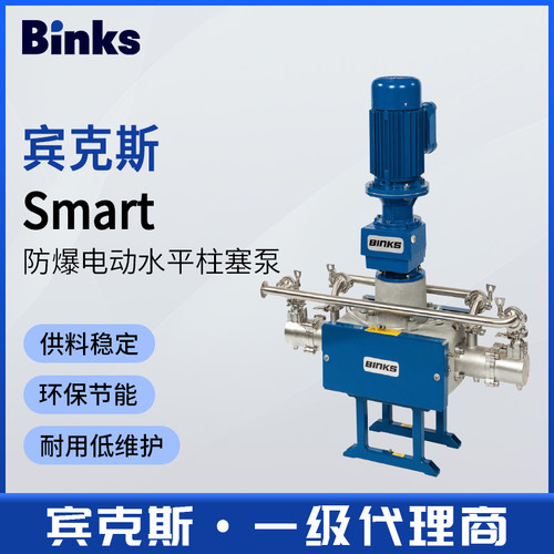 美国BINKS宾克斯smart防爆电动水平柱塞泵E2-15/40卫生级喷涂泵