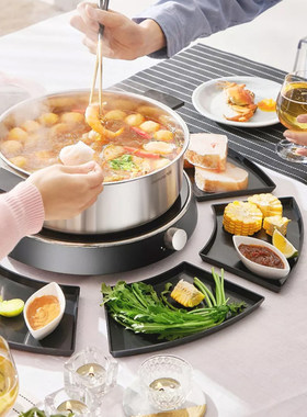 【团圆火锅灶】Joyoung/九阳C21-HG1韩式0涂层电火锅多功能团圆灶