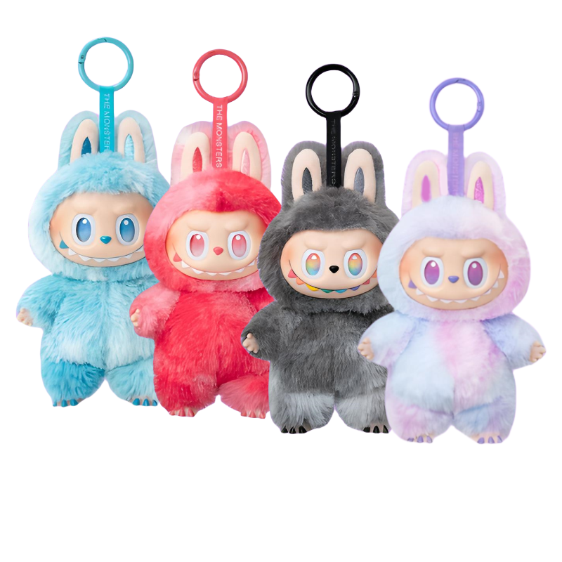 拉布布labubu前方高能搪胶挂件