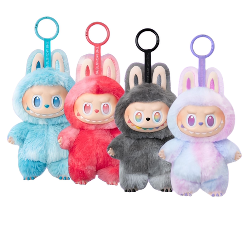 拉布布labubu前方高能搪胶挂件