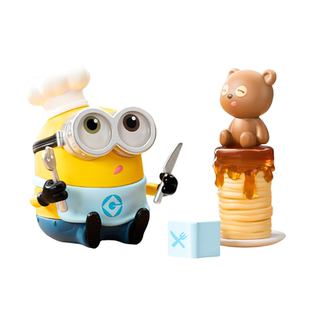 POPMART泡泡玛特小黄人BOB和TIM的睡前幻想故事系列手办盲盒礼物