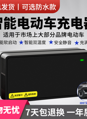 电动车电瓶充电器48V12AH20AH60V72V台铃爱玛雅迪电车三轮车通用
