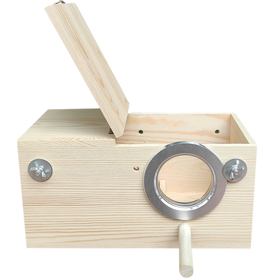 松木虎皮牡丹笼子外挂横式繁殖箱