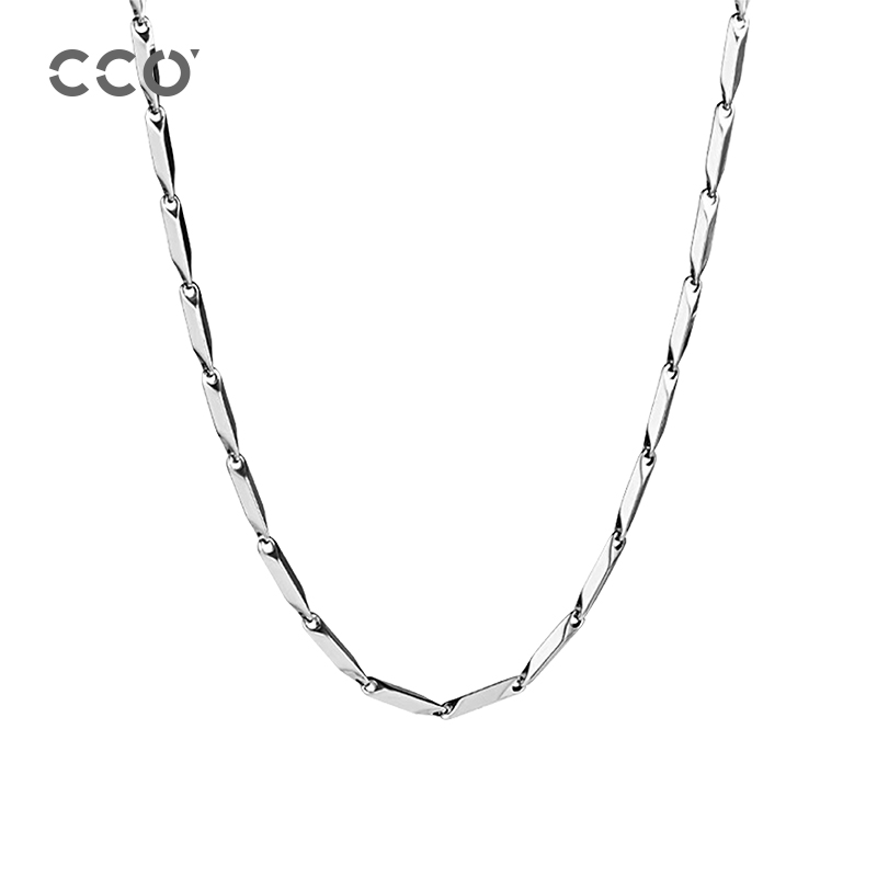 个性嘻哈小众男士菱形锁骨链