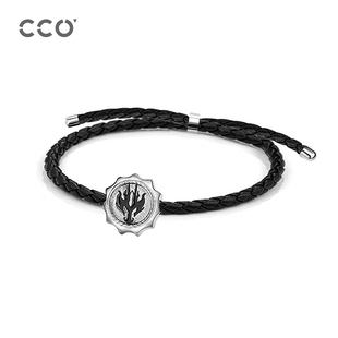 CCO龙转乾坤手链925银手绳个性 小众轻奢设计感潮流手饰送男友