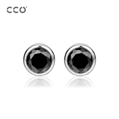 CCO不规则圆钻耳钉简约