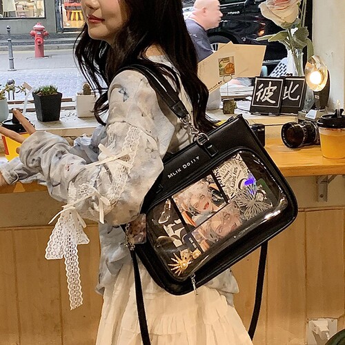 托特包痛包小食量大食量通勤斜挎娃包二次元日系制服包双肩吧唧包