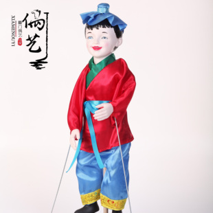 杖头木偶纯手工司马光木偶幼儿园教具启蒙傀儡人偶关节可动玩具