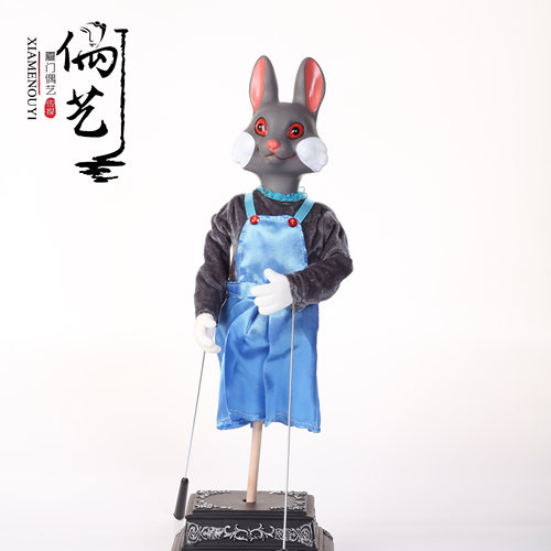 幼儿木偶牛鼠兔狼鸟鸡猫猴猪马蛙