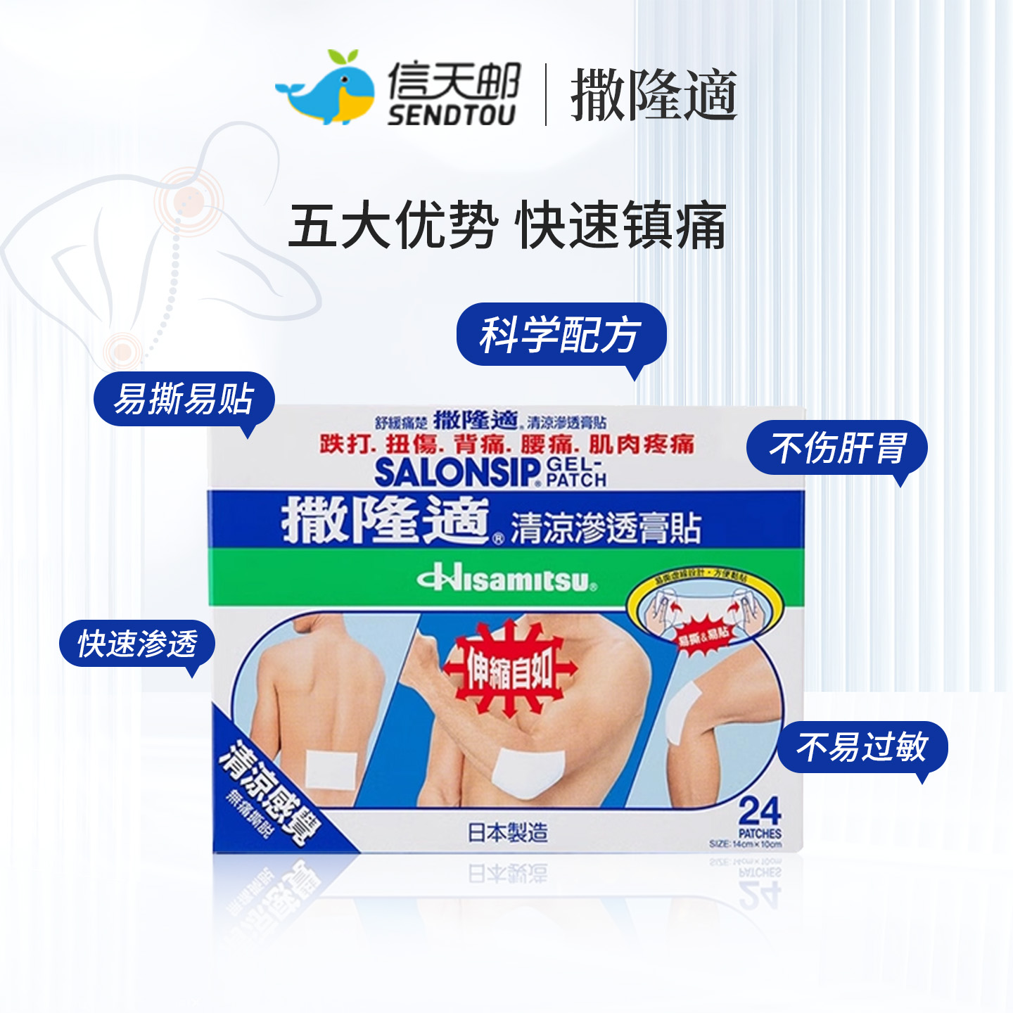 缓解腰痛背痛肌肉疲劳肩膀僵硬