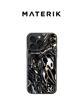 MATERIK炼金系列MagSafe全包防摔手机壳磁吸保护套适用于苹果14/14pro/14ProMax时尚感经典黑轻奢意大利设计