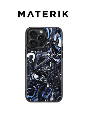 MATERIK适用苹果iPhone15/Plus/15Pro/15ProMax手机壳保护套兼容磁吸MagSafe意大利手工母贝纹理深沉时尚个性