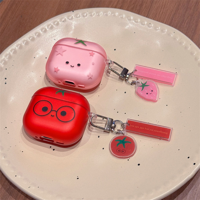 卡通可爱大眼睛适用airpods4无线蓝牙耳机保护套Airpods5新3代pro2耳机套二代三代airpodspro3女简约