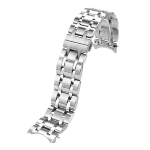 适配天梭1853库图系列T035精钢表带T035627 T035617 T035410A钢带