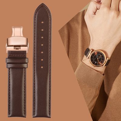 代用飞亚达手表真皮男女摄影师/印系列GA860012/LA850001牛皮表带