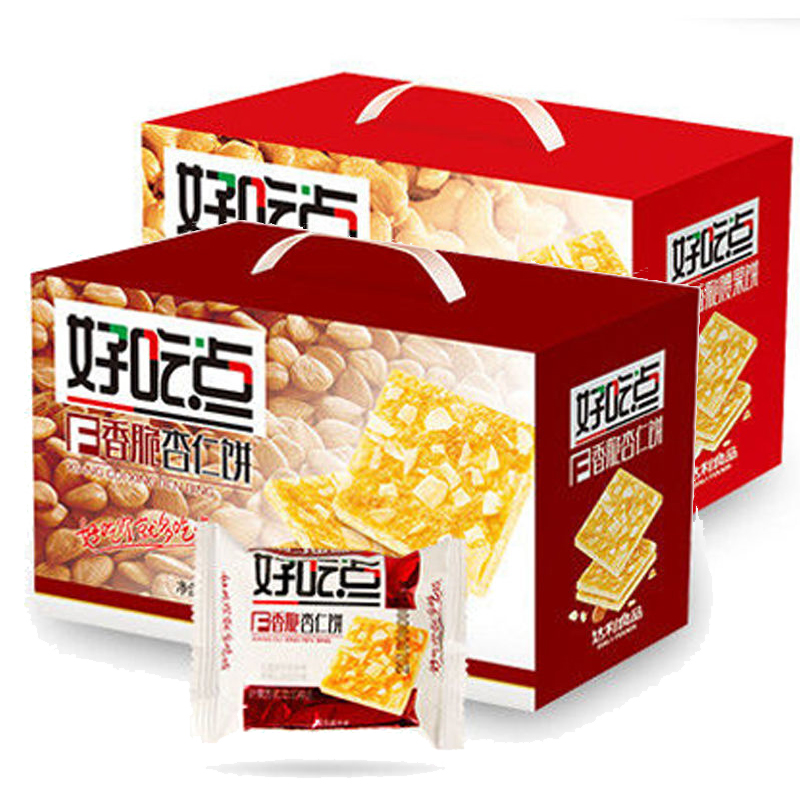 26年3月到期好吃点香脆腰果杏仁饼干800g达利园(先看详情再拍)