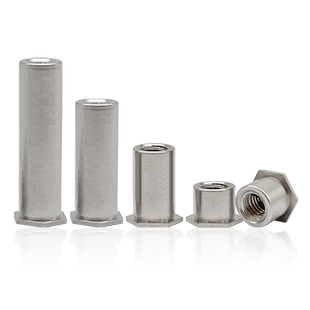 304不锈钢压铆螺柱盲孔压铆螺母柱BSOS-M2M2.5M3M4M5M6钣金压螺帽