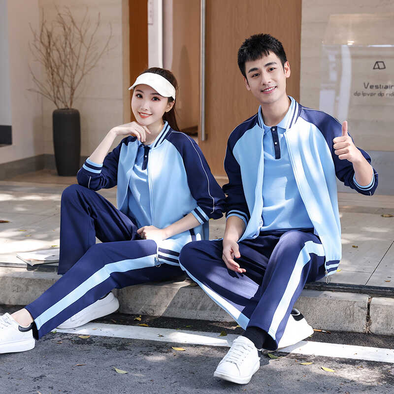 三件套初中定制学院风班服运动会图片
