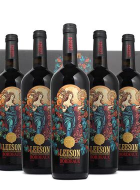 雷盛红酒509法国进口14度干红葡萄酒