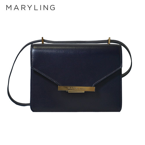 MARYLING玛俪琳纯色方形单肩包