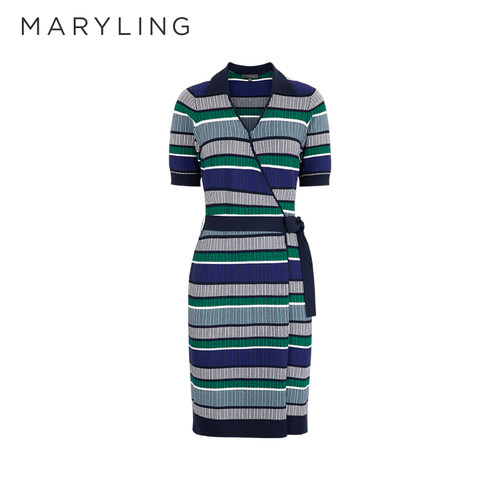 MARYLINGV领针织连衣裙