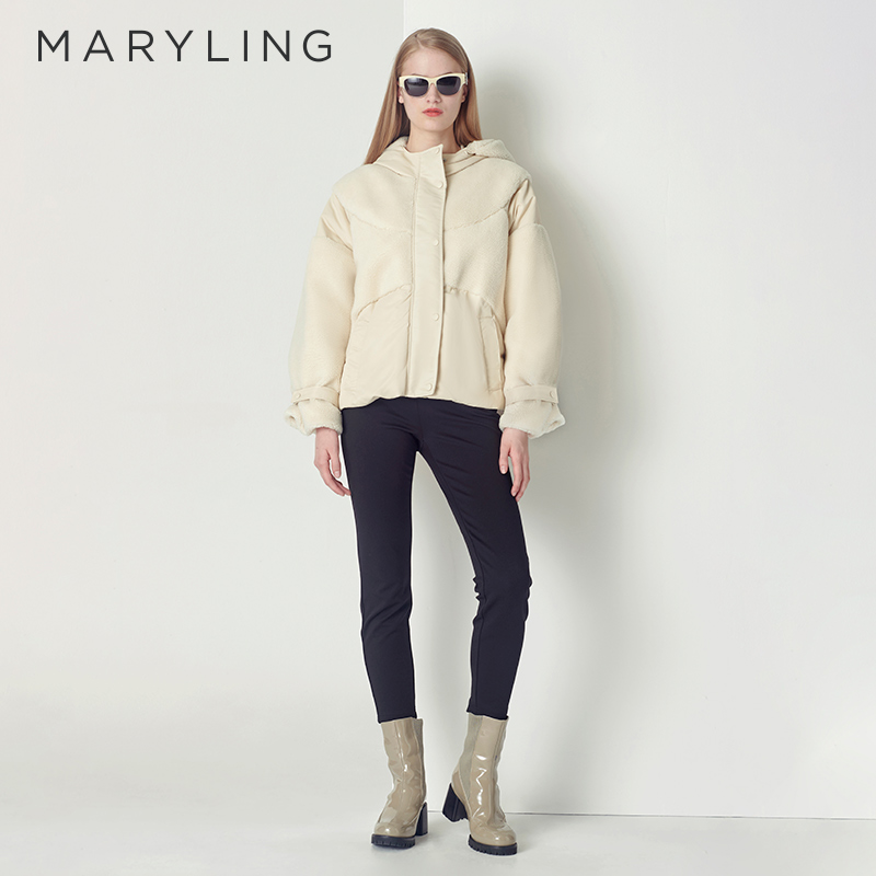 MARYLING秋季加绒打底裤