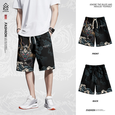 2025夏季新款国潮休闲短裤男宽松