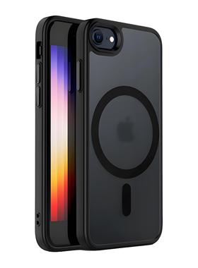 GTASA【磨砂强磁防摔】适用于iPhone 16E/SE4/SE3/SE2/8/7 雾面肤感磨砂强肤感磁吸软壳全包防摔手机保护壳