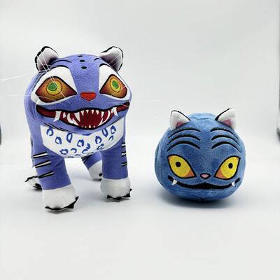 新品kpop demon hunters plush K-POP猎魔女团老虎毛绒玩偶公仔