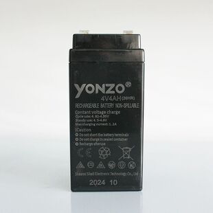 YONZO电子秤电池蓄电池通用4V4AH台秤20HR蓉城电子称专用电瓶