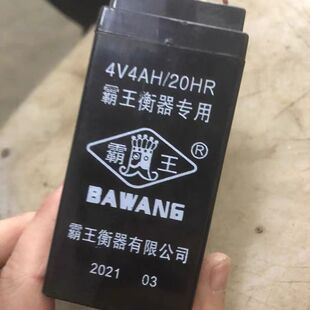 BAWANG霸王衡器专用4V4AH电子秤电池配件
