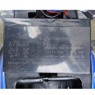 6V7AH亿犇PAN6 YIBEN电池3 DFM 7AH 12V7AH20HR玩具车电瓶