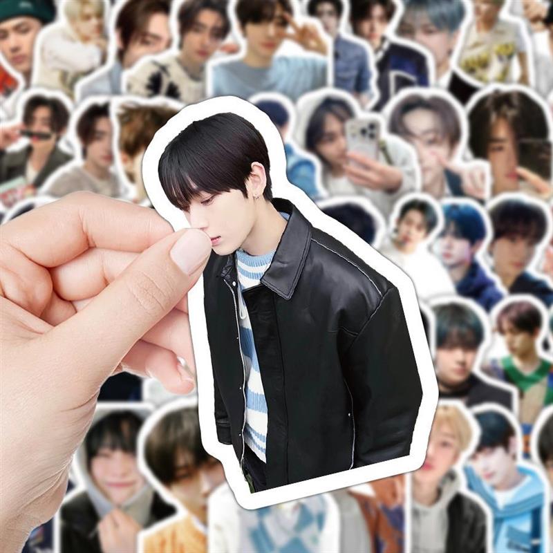 206张ENHYPEN男团贴纸韩系男团高颜值帅气简约创意装饰粘贴小贴画