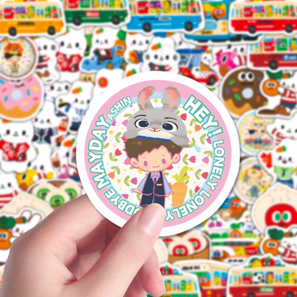 234张新款五月天贴纸wmls回到一天物料演唱会周边卡通可爱diy贴画