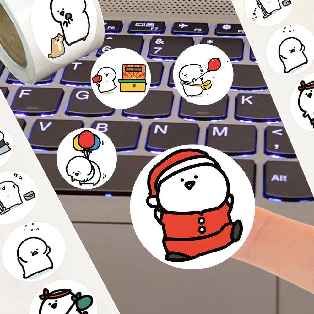 新款1500贴可爱文具君obu