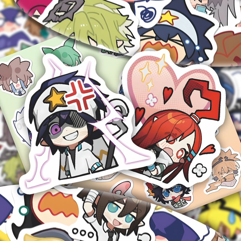 174张凹凸世界小表情贴纸二次元可爱Q版安迷修周边装饰手账本贴画