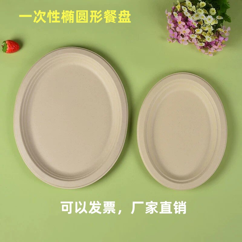 一次性纸盘加厚餐盘自助盘