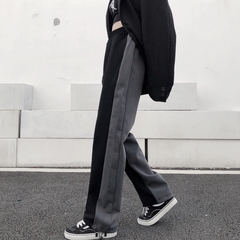 Real photos of yuan Sufeng casual pants spring and autumn Korean fashion sports pants bunching stitching harem casual pants women