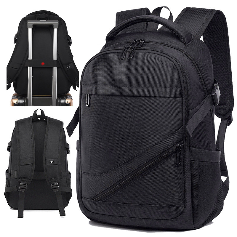 新款大容量户外旅行背包男通勤商务双肩包出差防水电脑背包书包男