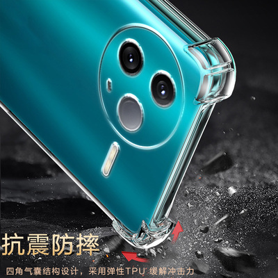 适用红米K80气囊防摔K80手机壳k80pro新款硅胶男女K80冠军版保护套软透明简约创意