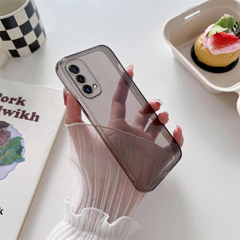 ikoko适用OPPO A93S直边相框手机壳A93S硅胶保护套超薄软边透明四角加厚防摔镜头全包男女新款个性简约创意