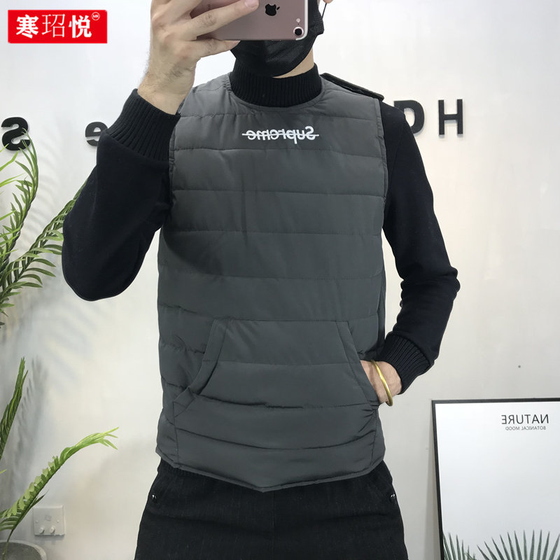 初高中生羽绒棉内胆打底马甲男内搭套在校服里面穿的保暖神器马加