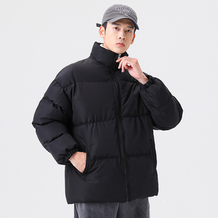 冬季外套男立领潮牌宽松休闲羽绒棉服男款冬天棉衣防寒加厚棉袄子