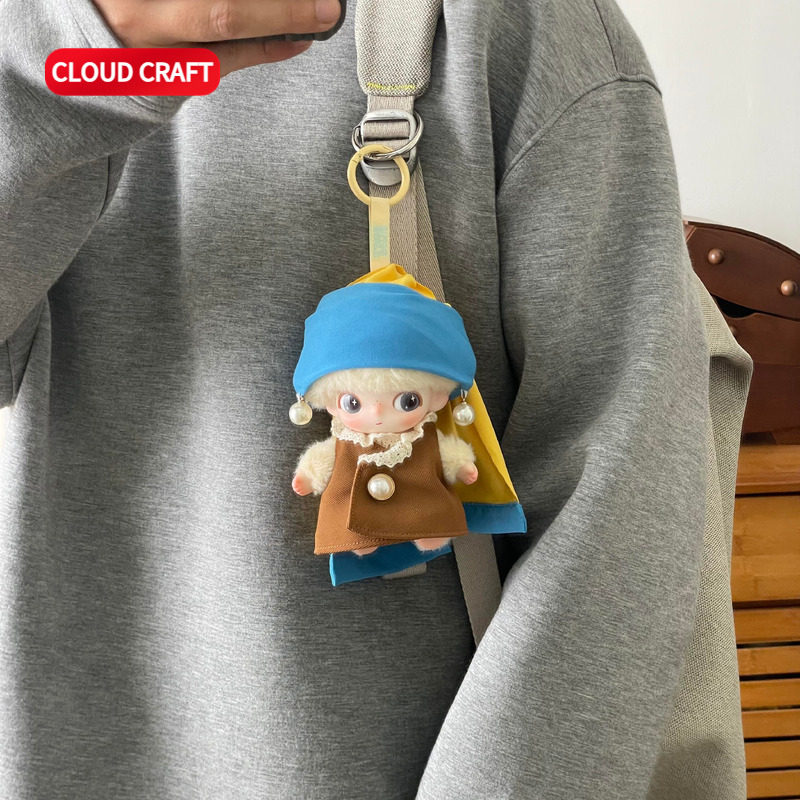 适用dimoo新生系列/星星人/嘎子姐/拉布布娃衣少女的珍珠耳环套装,模玩/动漫/周边/娃圈三坑/桌游,棉花娃娃/毛绒玩具娃衣,淘宝优惠券,粉丝福利购,淘宝优惠卷