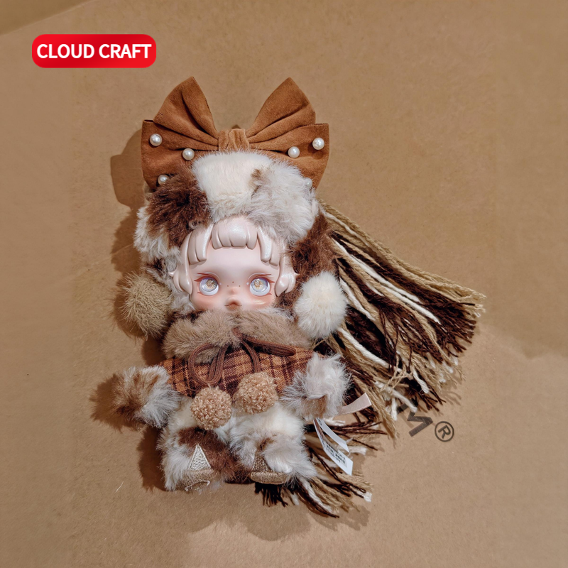 适用SP娃衣棕色斗篷套装skullpanda搪胶毛绒玩偶衣服配饰可换装,模玩/动漫/周边/娃圈三坑/桌游,棉花娃娃/毛绒玩具娃衣,淘宝优惠券,粉丝福利购,淘宝优惠卷