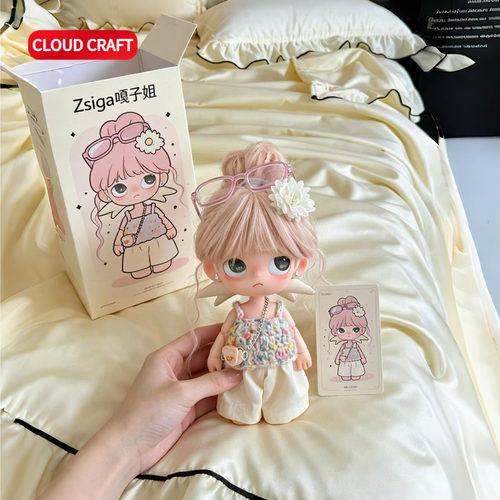 适用zsiga嘎子姐1/8姜饼人娃衣韩系吊带背带裤套装嘎子姐向往之处