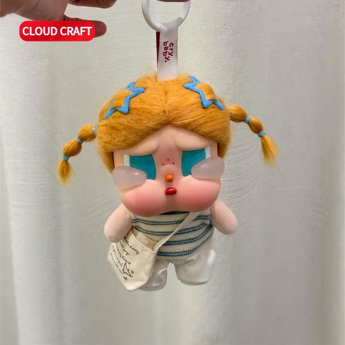 适用crybaby哭娃娃衣条纹背心套装哭娃咕噜咕噜vacation度假系列