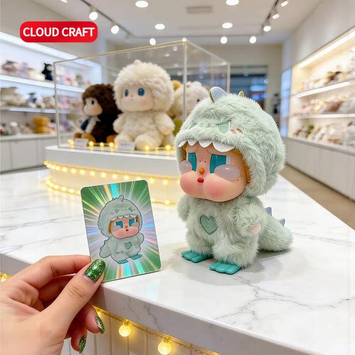 适用CRYBABY哭娃娃衣可爱小恐龙蜜蜂套装哭娃搪胶毛绒玩偶替换装