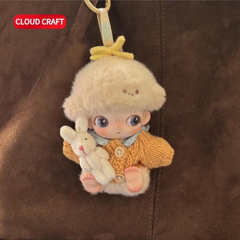 适用dimoo娃衣可爱抱抱兔针织毛衣套装DIMOO新生日记系列玩偶衣服